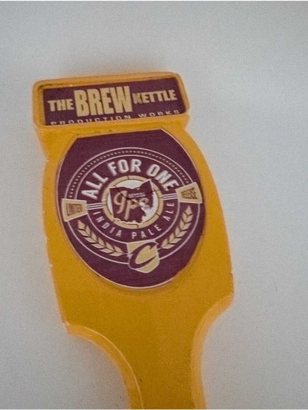 The Brew Kettle Tap Handle Cavaliers  All For One Session IPA Collectible - Picture 3 of 5